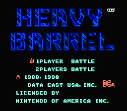 Heavy Barrel screenshot 3 for NES